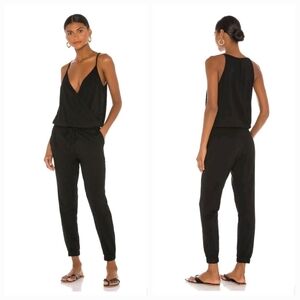 Bobi Los Angeles Jumpsuit Sz Small Supreme Jersey Drawstring Waist Revolve